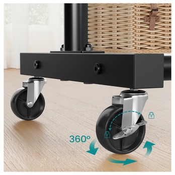 Stojan na šaty LOCKA černá 2