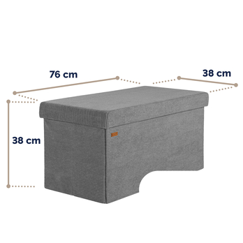 Taburet  LOCO 1 antracitová 4