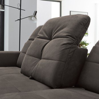 Sedací souprava LOFT tmavě hnědá 5