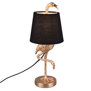 Stolní lampa LOLA zlatá/černá 1