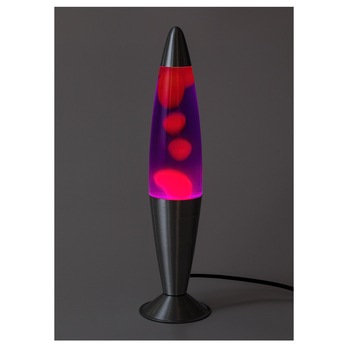 Stolní lampa LOLLIPOP 3 fialová/stříbrná 1