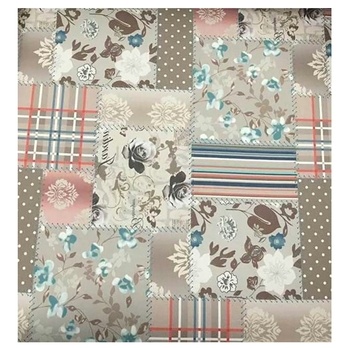 Taburet LORD vícebarevná, patchwork 1