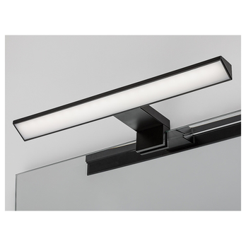 Koupelnové nástěnné LED svítidlo LORIC černá, šířka 30 cm 1