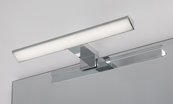 Koupelnové nástěnné LED svítidlo LORIC chrom, šířka 30 cm 1