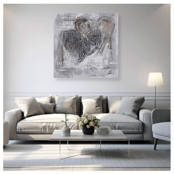 Obraz LOVE 100x100 cm, vícebarevná 1