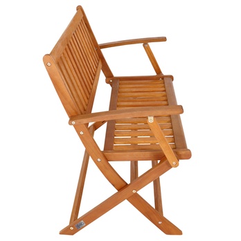 Zahradní lavička LOVELY hnědá 1