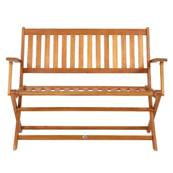 Zahradní lavička LOVELY hnědá 2