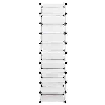 Regál LPC10W bílá/transparentní 4