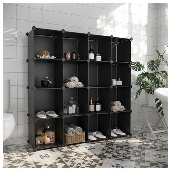 Úložný plastový organizér  LPC44BK černá 4