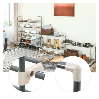 Policový botník LSA10G šedá 2