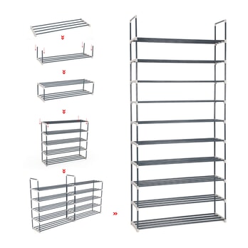 Policový botník LSA10G šedá 17