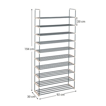 Policový botník LSA10G šedá 20