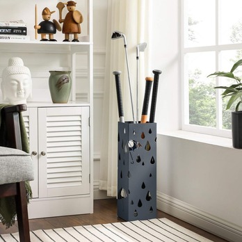 Stojan na deštníky LUC 4 tmavě šedá 2