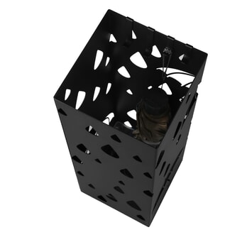 Stojan na deštníky LUC 4 černá 2