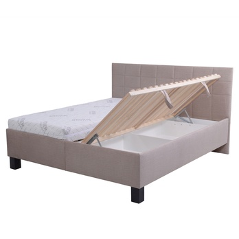 Postel s matrací LUCCA 2 cappuccino, 160x200 cm 4