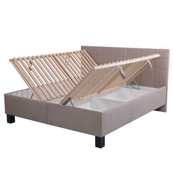 Postel s roštem LUCCA 2 cappuccino, 160x200 cm 1