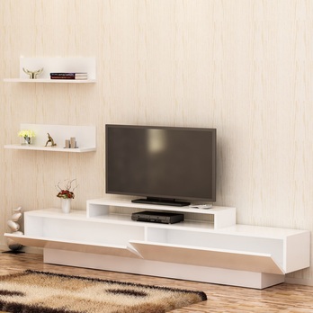 TV sestava LUCCA bílá 2