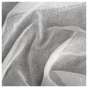 Voál LUCILA bílo-stříbrná, 140x270 cm 5