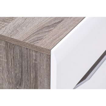 TV sestava LUCY dub sonoma truffel/bílá vysoký lesk 6