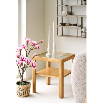 Odkládací stolek LUERMORAN dub 1