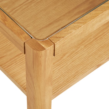 Odkládací stolek LUERMORAN dub 3