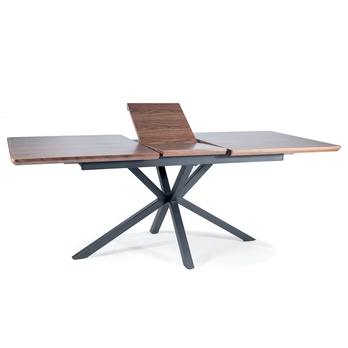 Jídelní stůl LUGONU ořech/černá 2