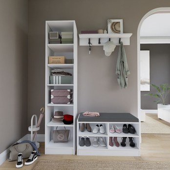 Předsíňová sestava LUKAS bílá 3