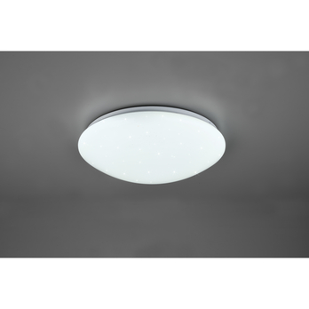 Stropní LED svítidlo LUKIDA bílá, třpytivý efekt 5