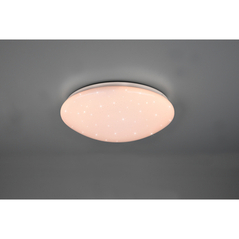Stropní LED svítidlo LUKIDA bílá, třpytivý efekt 6