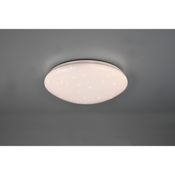 Stropní LED svítidlo LUKIDA bílá, třpytivý efekt 7