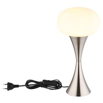 Stolní lampa LULA stříbrná/bílá 3