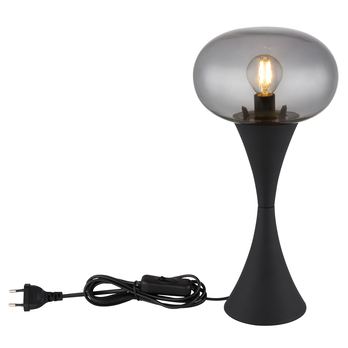 Stolní lampa LULA černá/šedá 3