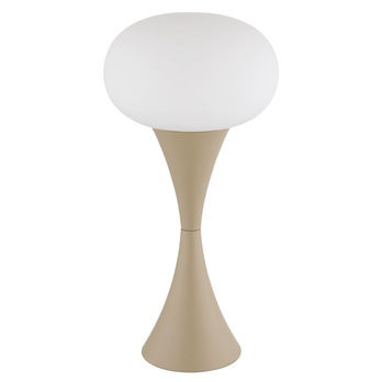 Stolní lampa LULA písková/bílá 2