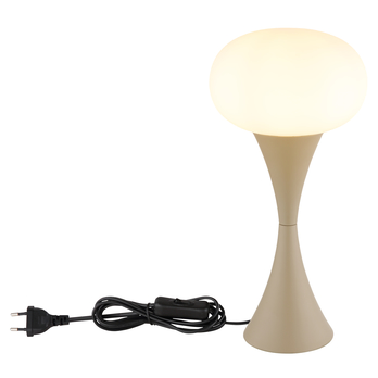 Stolní lampa LULA písková/bílá 4
