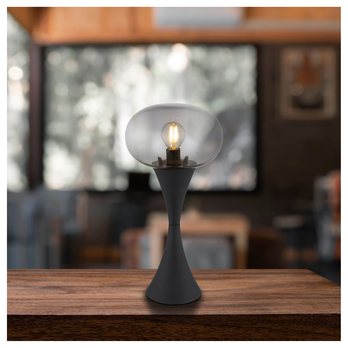 Stolní lampa LULA černá/šedá 1
