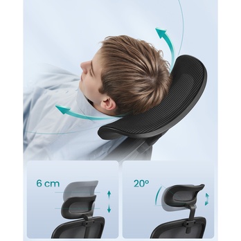 Kancelářská židle LUMBAR černá 2