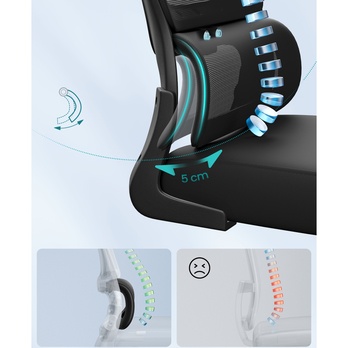 Kancelářská židle LUMBAR černá 5