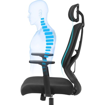 Kancelářská židle LUMBAR černá 4