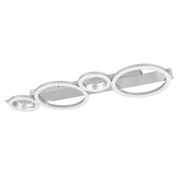 Stropní LED svítidlo LUMOS chrom/bílá 1