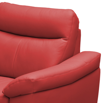 Pohovka LUNA 3 červená 2