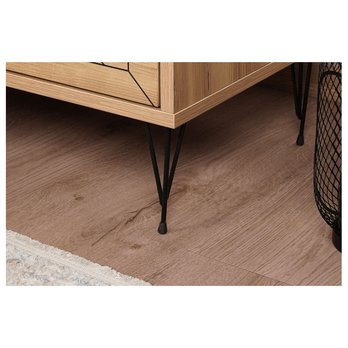 Noční stolek  LUNA přírodní 3