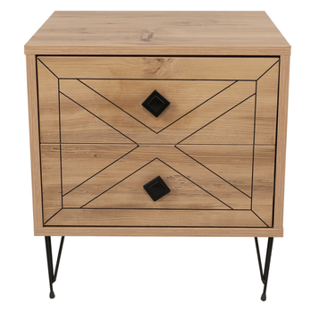 Noční stolek  LUNA přírodní 5