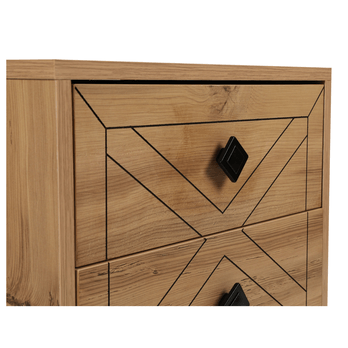 Noční stolek  LUNA přírodní 7