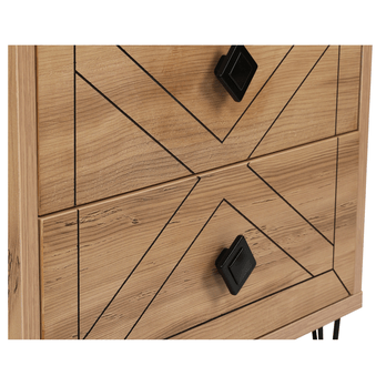 Noční stolek  LUNA přírodní 8