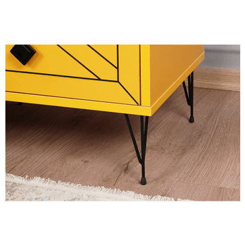 Noční stolek  LUNA žlutá 3