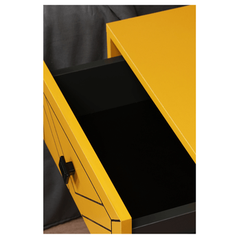 Noční stolek  LUNA žlutá 4