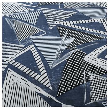 Povlečení LUNA modrá, 45x45 + 70x90 a 140x200 cm 5