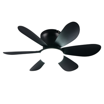 Ventilátor s LED svítidlem LUND černá 1