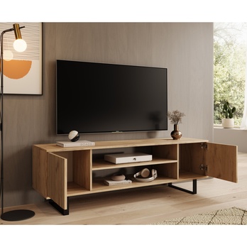 TV stolek LUNET dub craft, šířka 155 cm 2
