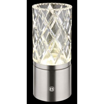 Stolní lampa LUNKI II stříbrná 2